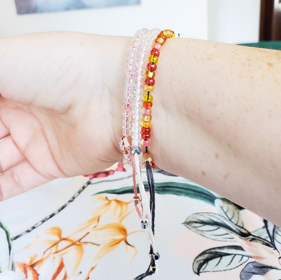 Dark Purple "Name It" Custom Pull-String Bracelet - Picture 5 of 12